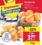 Oferta de Naranjas por 3,09€ en Lidl