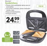 Oferta de Sandwichera SilverCrest por 24,99€ en Lidl