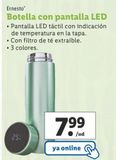 Oferta de Botella de aluminio ernesto por 7,99€ en Lidl