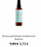 Oferta de BIGUNGLINS BALANCE  BO  100m SAFIC  Bruma perfumada multifunción Balance  7,45 € 3,73 €  en Equivalenza
