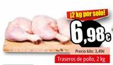 Oferta de Traseros de pollo por 6,98€ en Unide Supermercados