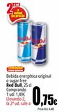 Oferta de Bebida energética original o sugar free Red Bull por 1,49€ en Unide Supermercados