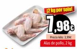 Oferta de Alas de pollo por 7,98€ en Unide Supermercados