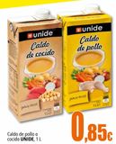 Oferta de Caldo de pollo o cocido Unide por 0,85€ en Unide Supermercados