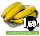 Oferta de Plátano de Canarias extra por 1,69€ en Unide Supermercados