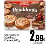Oferta de Galletas María hojaldrada Cuétara por 2,99€ en Unide Market