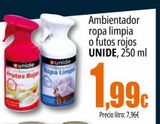 Oferta de Ambientador ropa limpia o frutos rojos UNIDE  por 1,99€ en Unide Market