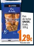 Oferta de Pan de leche UNIDE por 1,29€ en Unide Market