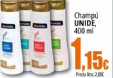 Oferta de Champú UNIDE  por 1,15€ en Unide Market