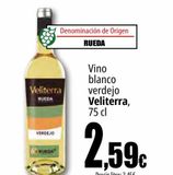 Oferta de Vino blanco verdejo Veliterra  por 2,59€ en Unide Market