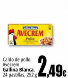 Oferta de Caldo de pollo Avecrem Gallina Blanca 24 pastillas por 2,49€ en Unide Market