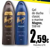 Oferta de Gel de ducha classic o marine Magno por 2,59€ en Unide Market