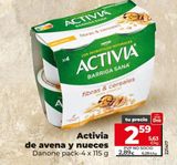 Oferta de ACTIVIA DE AVENA Y NUECES por 2,59€ en Maxi Dia