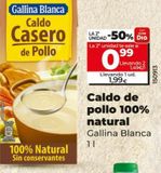Oferta de CALDO DE POLLO 100 % NATURAL por 1,99€ en Maxi Dia