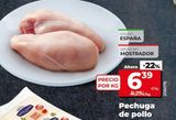 Oferta de PECHUGA DE POLLO por 6,39€ en Maxi Dia