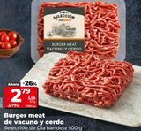 Oferta de BURGER MEAT DE VACUNO Y CERDO por 2,79€ en Maxi Dia