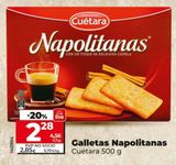 Oferta de Galletas napolitanas Cuétara por 2,31€ en La Plaza de DIA