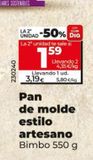 Oferta de Pan de molde Bimbo por 3,19€ en La Plaza de DIA