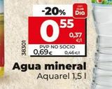 Oferta de Agua Aquarel por 0,55€ en La Plaza de DIA