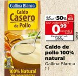 Oferta de Caldo de pollo Gallina Blanca por 1,99€ en Dia Market