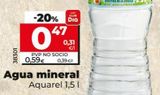 Oferta de Agua Aquarel por 0,59€ en Dia Market
