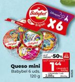 Oferta de Queso Babybel por 2,88€ en Dia Market