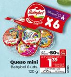 Oferta de Queso Babybel por 2,79€ en Dia Market