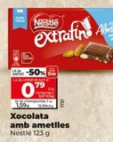 Oferta de Chocolate con almendras Nestlé por 1,59€ en Dia Market
