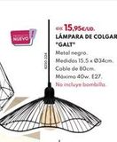 Oferta de Lámpara de colgar  por 15,95€ en BricoCentro