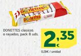 Oferta de Rosquillas Donettes por 2,35€ en HiperDino