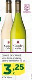 Oferta de Vino Conde de Caralt por 3,25€ en HiperDino