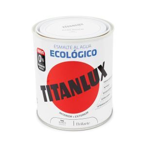 Oferta de Esmalte titanlux ecológico brillante blanco 750ml por 15,95€ en Brico Depôt
