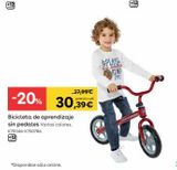 Oferta de Chicco - Bicicleta de Aprendizaje Rosa Sin Pedales por 30,39€ en ToysRus