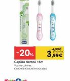 Oferta de Chicco - Cepillo dental suave rosa por 3,99€ en ToysRus