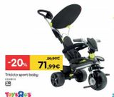 Oferta de Injusa - Triciclo sport baby por 71,99€ en ToysRus