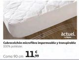 Oferta de Cubre colchón actuel por 11,99€ en Alcampo