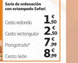 Oferta de Cesta de ordenación por 1,5€ en Alcampo