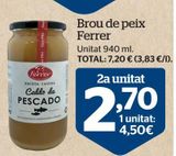 Oferta de Caldo de pescado Ferrer por 4,5€ en La Sirena