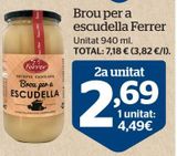 Oferta de Caldo de cocido Ferrer por 4,49€ en La Sirena