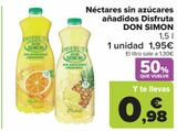 Oferta de Néctares sin azúcares añadidos Disfruta DON SIMON  por 1,95€ en Carrefour