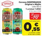 Oferta de Cerveza DESPERADOS Original o Mojito  por 1,85€ en Carrefour