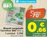 Oferta de Brócoli congelado Carrefour BIO  por 2,19€ en Carrefour