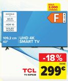Oferta de TCL TV 43P638 por 299€ en Carrefour