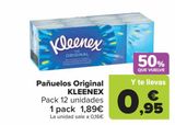 Oferta de Pañuelos Original KLEENEX  por 1,89€ en Carrefour
