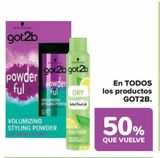 Oferta de En TODOS los productos GOT2B en Carrefour