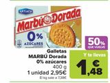 Oferta de Galletas MARBÚ Dorada 0% azúcares por 2,95€ en Carrefour