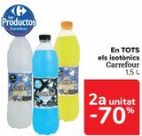 Oferta de En TODOS los isotónicos Carrefour  en Carrefour