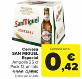 Oferta de Cerveza SAN MIGUEL Especial  por 4,99€ en Carrefour
