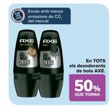 Oferta de En TODOS los desodorantes Roll On AXE en Carrefour