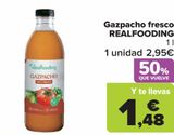 Oferta de Gazpacho fresco REALFOODING  por 2,95€ en Carrefour